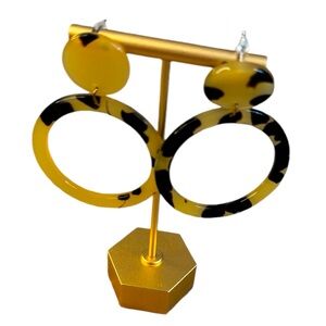 New Tortoiseshell Hoop Earrings